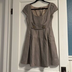 Vintage Nanette Leopore silver dress